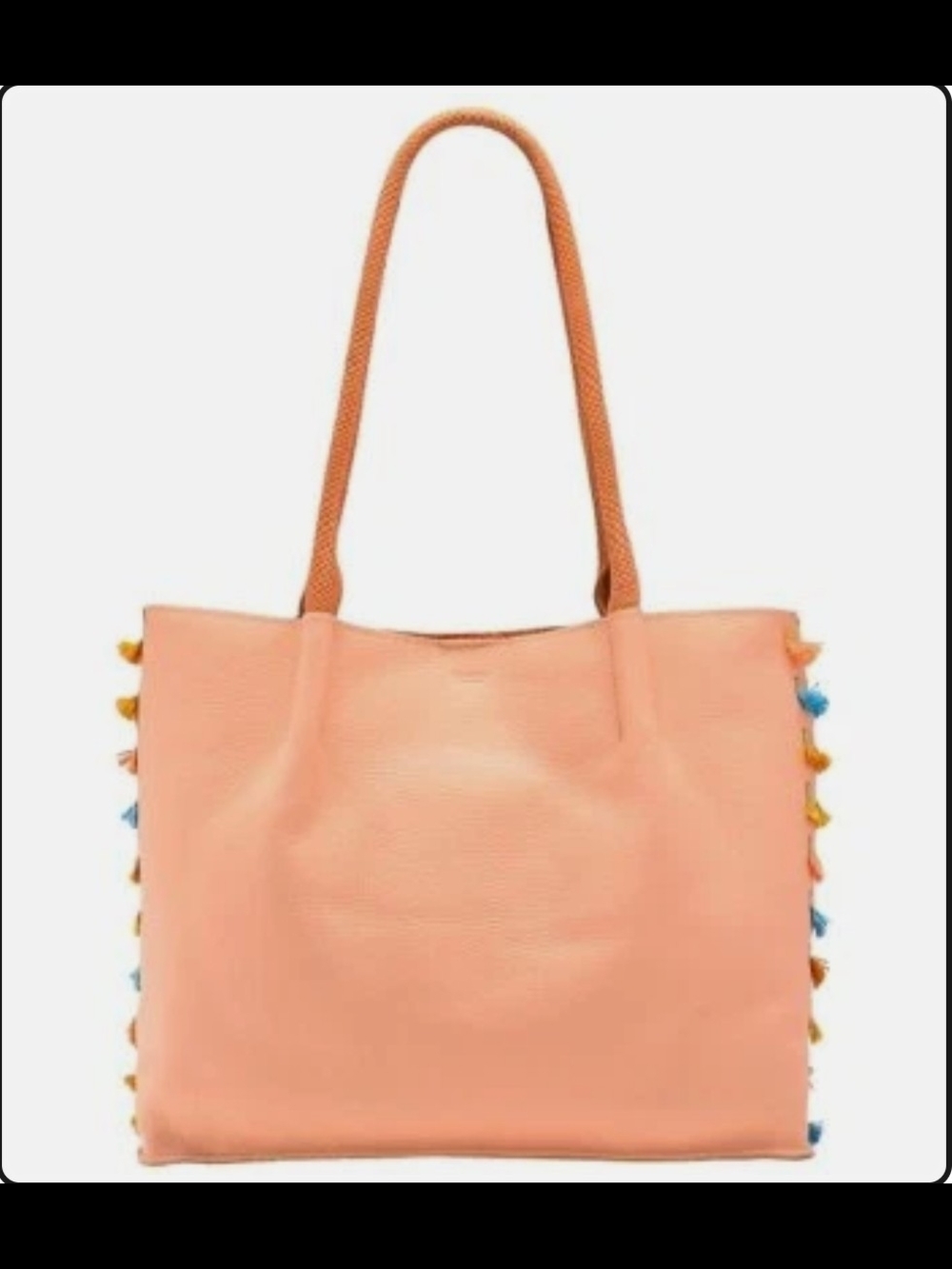 Hammitt Oliver Tote Bag with Colorful Tassel Trim